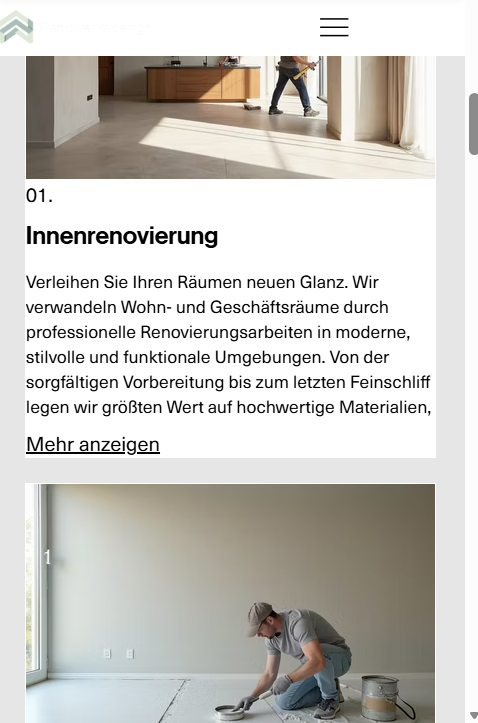 Professionelle Handwerker-Website – Modernes Webdesign | VISION TK