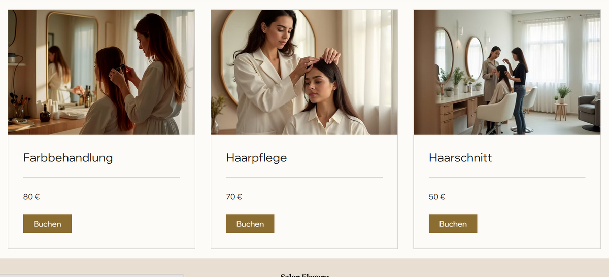 Professionelle Friseursalon-Website – Modernes Webdesign mit Online-Terminbuchung | VISION TK