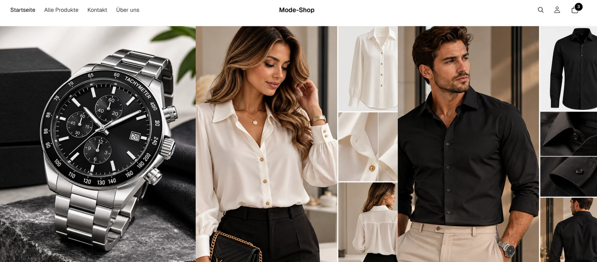 Mode-Online-Shop – Moderne Shop-Vorlage
