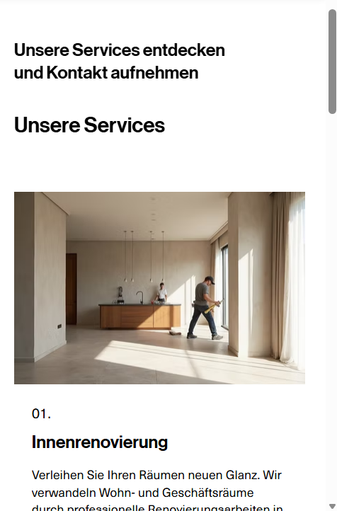 Professionelle Handwerker-Website – Modernes Webdesign | VISION TK