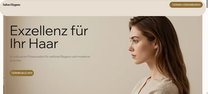 Professionelle Friseursalon-Website – Modernes Webdesign mit Online-Terminbuchung | VISION TK