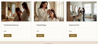 Professionelle Friseursalon-Website – Modernes Webdesign mit Online-Terminbuchung | VISION TK
