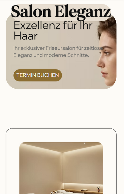 Professionelle Friseursalon-Website – Modernes Webdesign mit Online-Terminbuchung | VISION TK