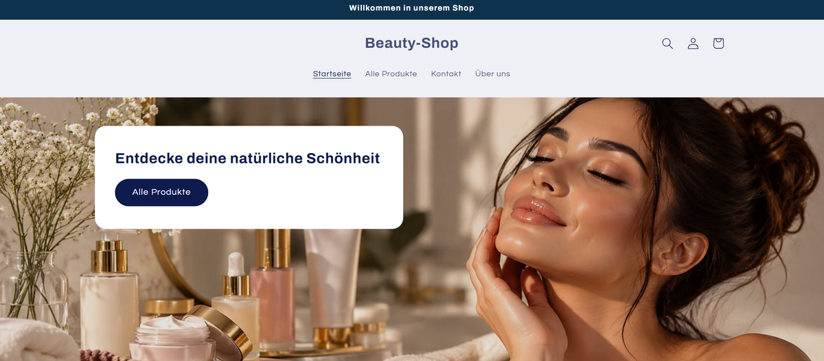 Beauty-Online-Shop – Moderne Shop-Vorlage