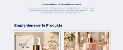 Beauty-Online-Shop – Moderne Shop-Vorlage