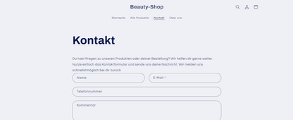 Beauty-Online-Shop – Moderne Shop-Vorlage