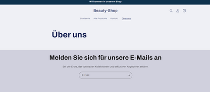 Beauty-Online-Shop – Moderne Shop-Vorlage