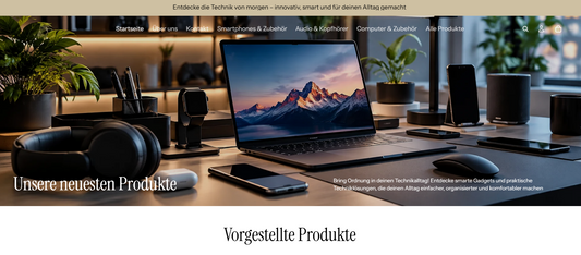 Technik-Online-Shop – Moderne Shop-Vorlage
