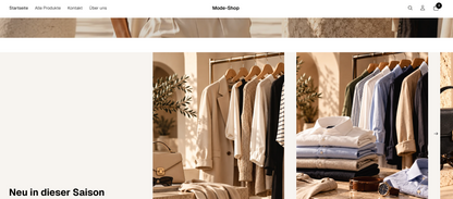 Mode-Online-Shop – Moderne Shop-Vorlage