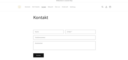 Baby- & Kinder-Online-Shop – Moderne Shop-Vorlage